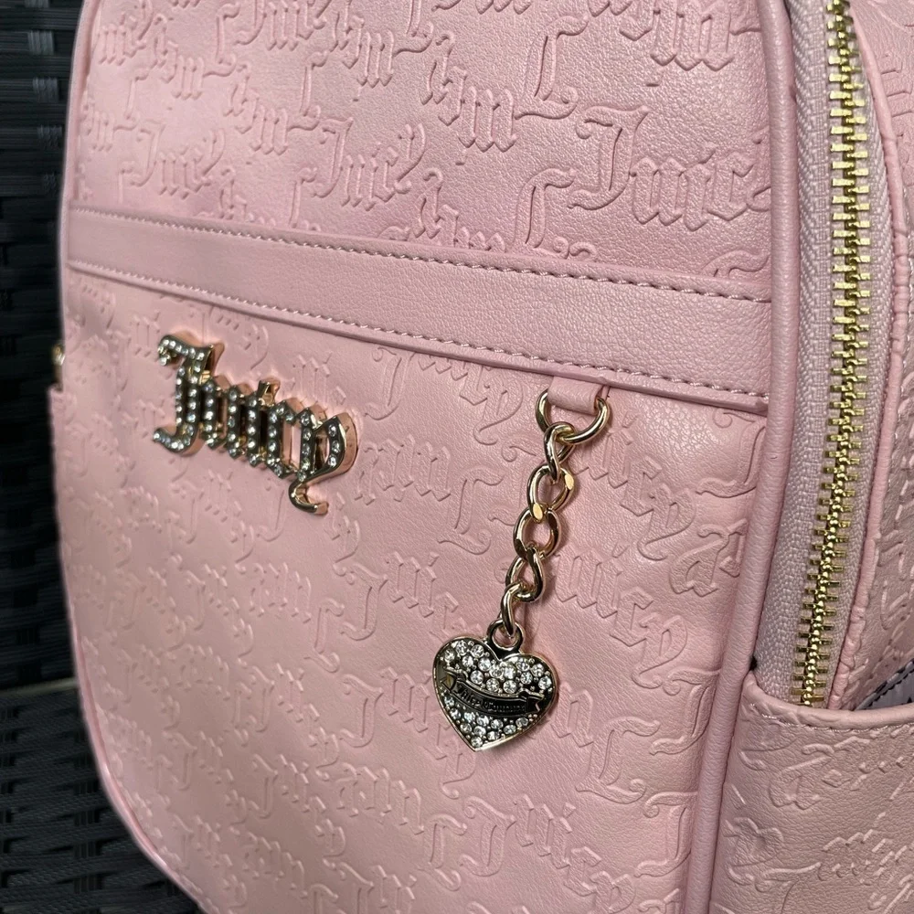 JUICY COUTURE,Juicy Couture Light Pink Backpack.